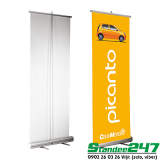 Standee Cuốn Nhôm Tốt 60x160